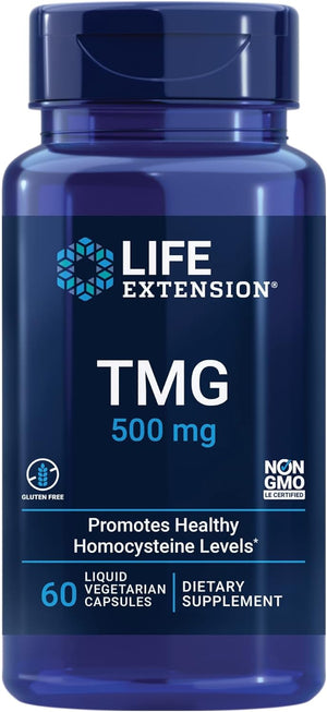 TMG 500 mg - Life Extension - 60 capsules