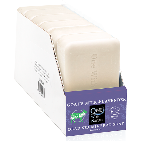 Soap Bar Goat Milk Lavender- One With Nature- 4oz