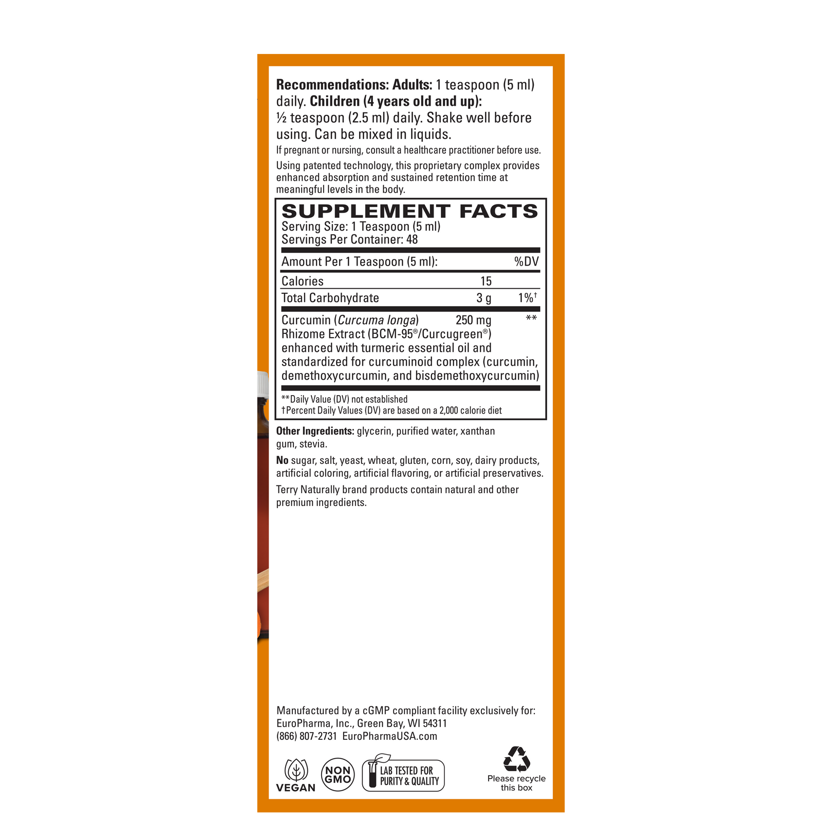 CuraMed® Syrup - Terry Naturally - 8 fl oz