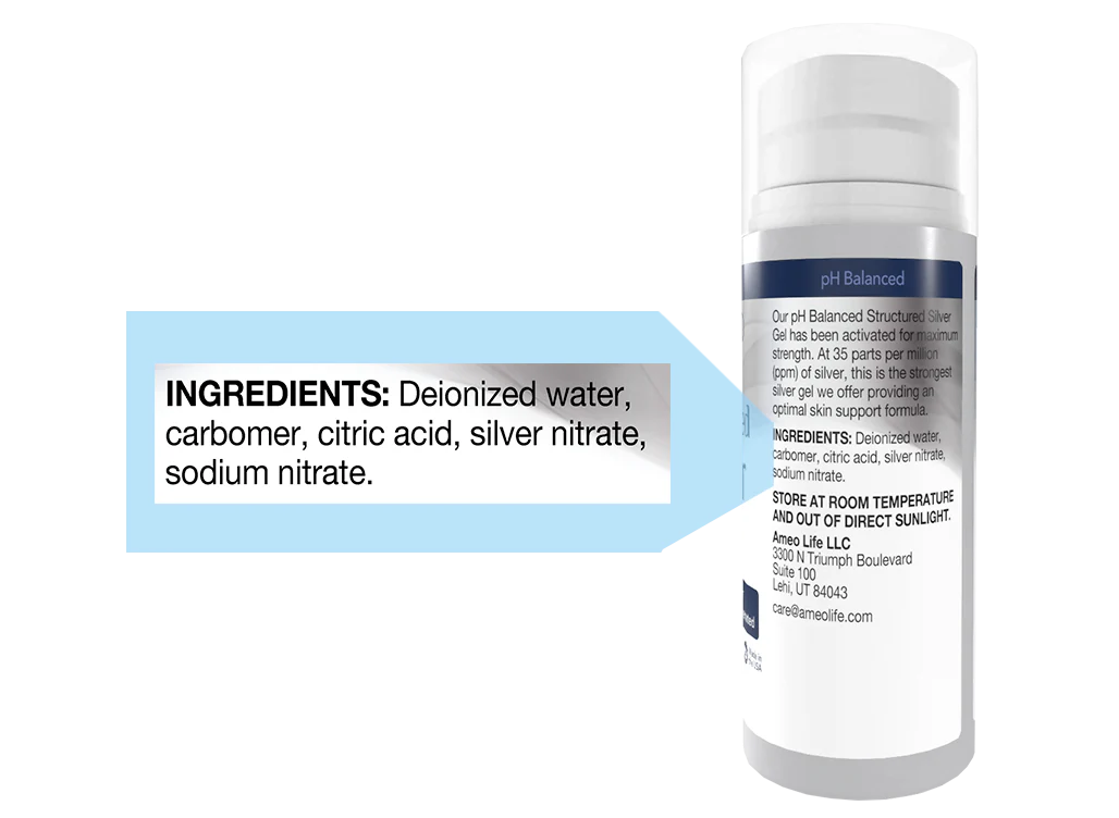 Structured Silver Gel