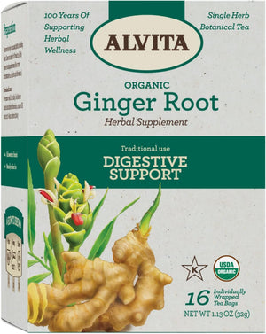 Organic Ginger Root Tea - Alvita