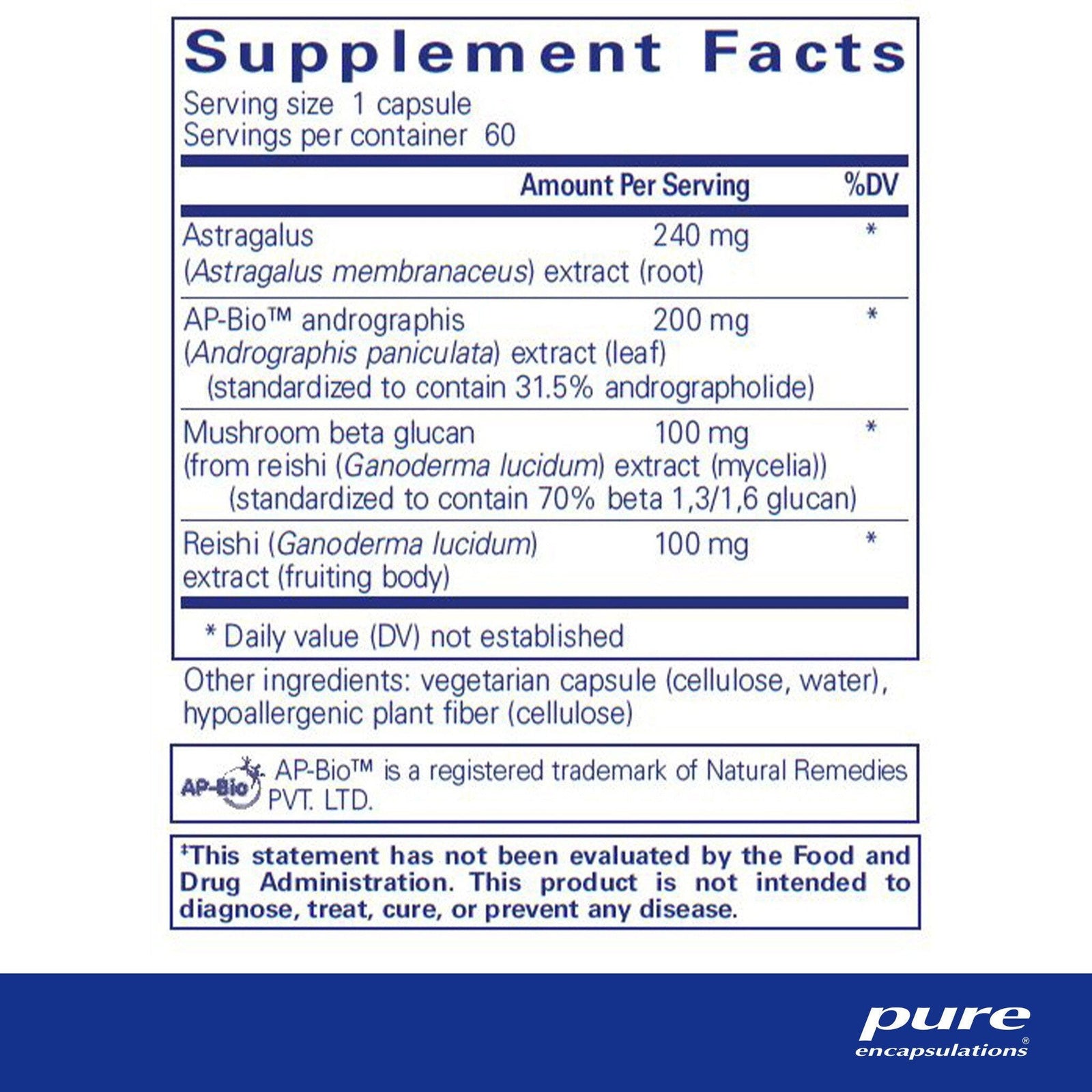 A bottle of Pure Innate Immune Support