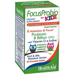 FocusProbio for KIDZ Chewable - HealthAid - 60 chewable tablets
