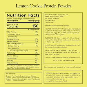 Lemon Cookie Plant Protein Powder