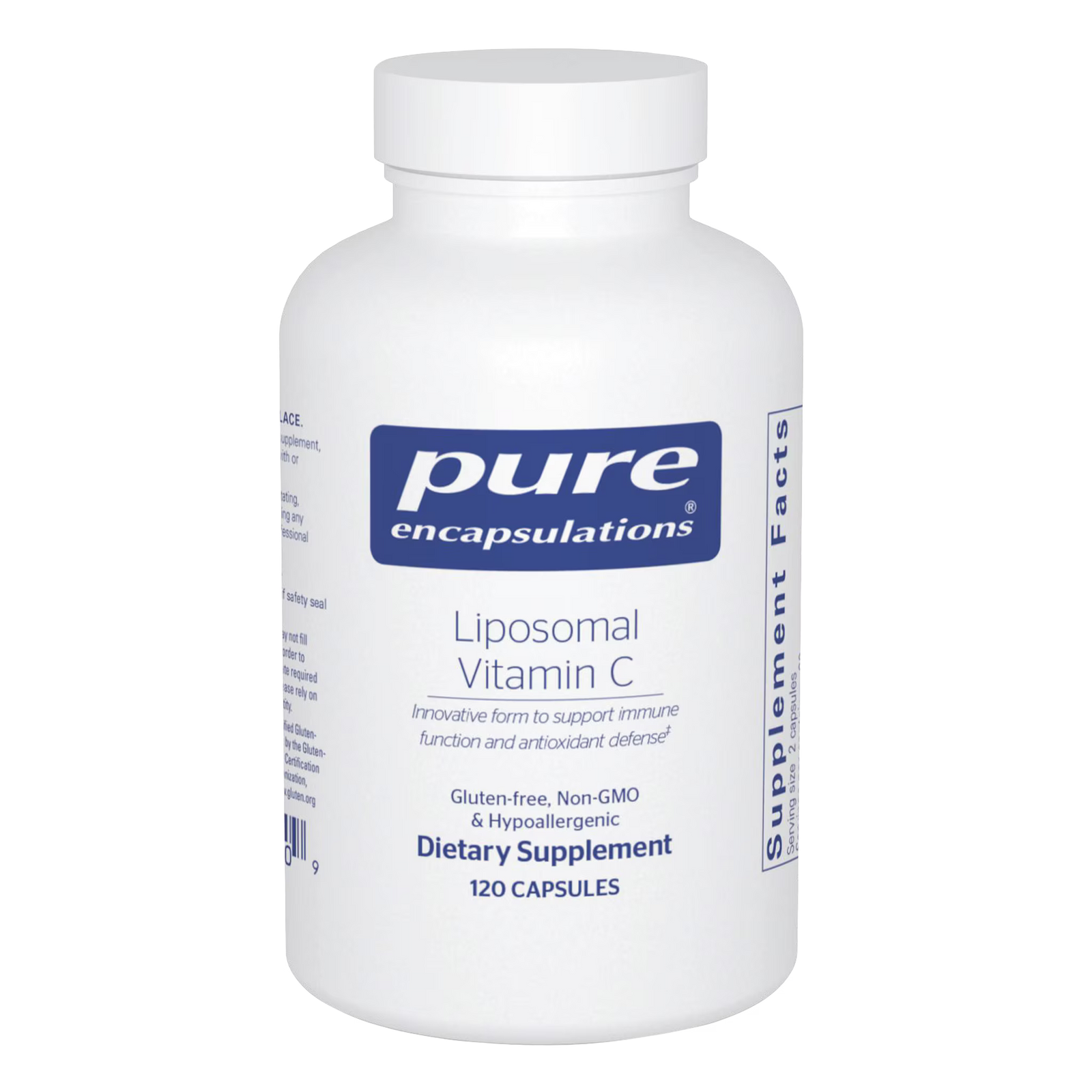 Liposomal Vitamin C - Pure Encapsulations - 120 capsules