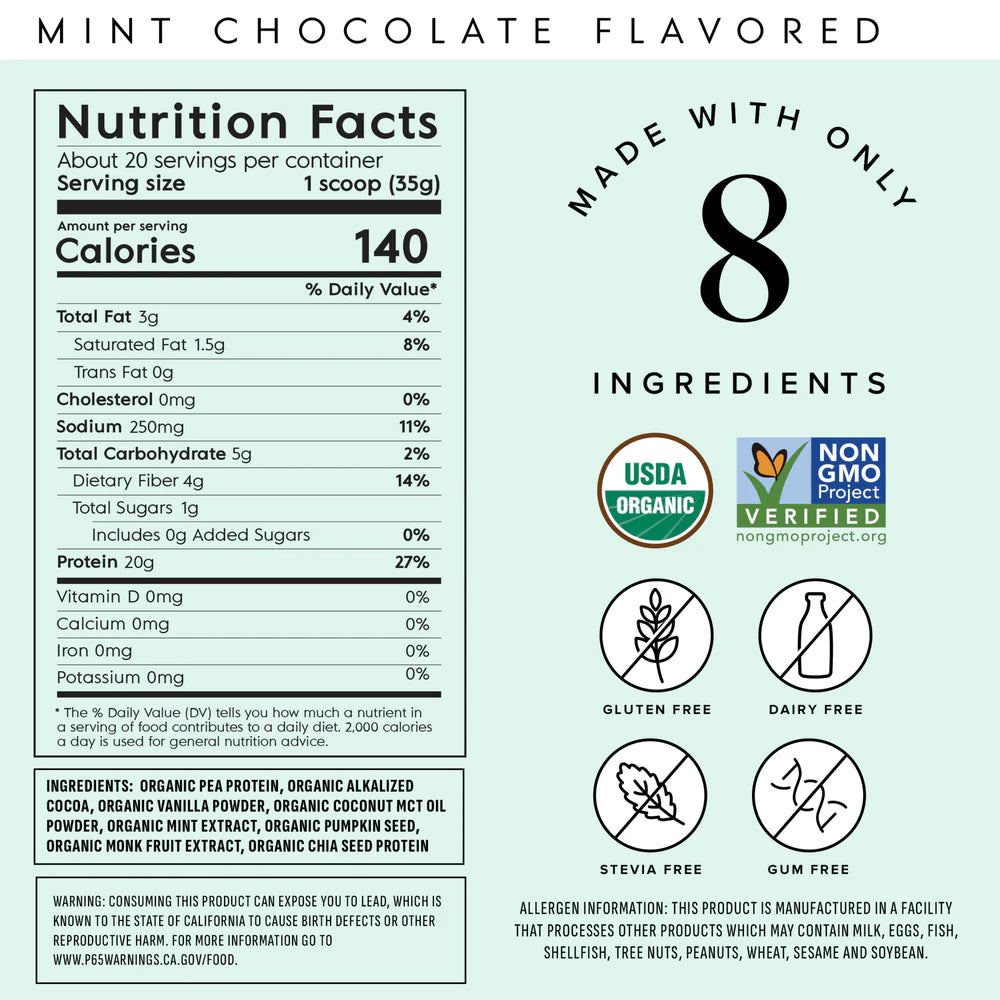 Mint Chocolate Protein Powder