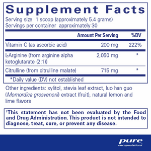 Nitric Oxide Support - Pure Encapsulations - 5.7 oz (162 g)