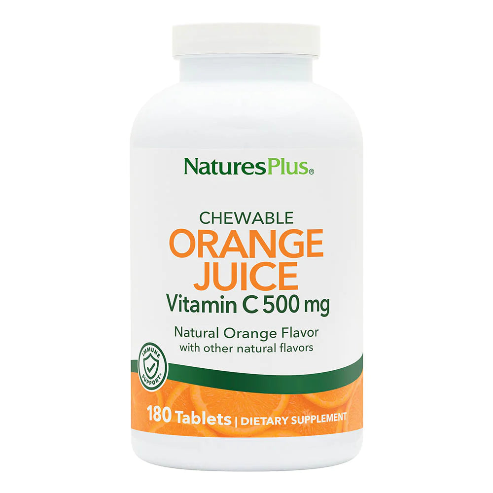 Orange Juice C 500 mg - Chewable Vitamin C - Nature's Plus