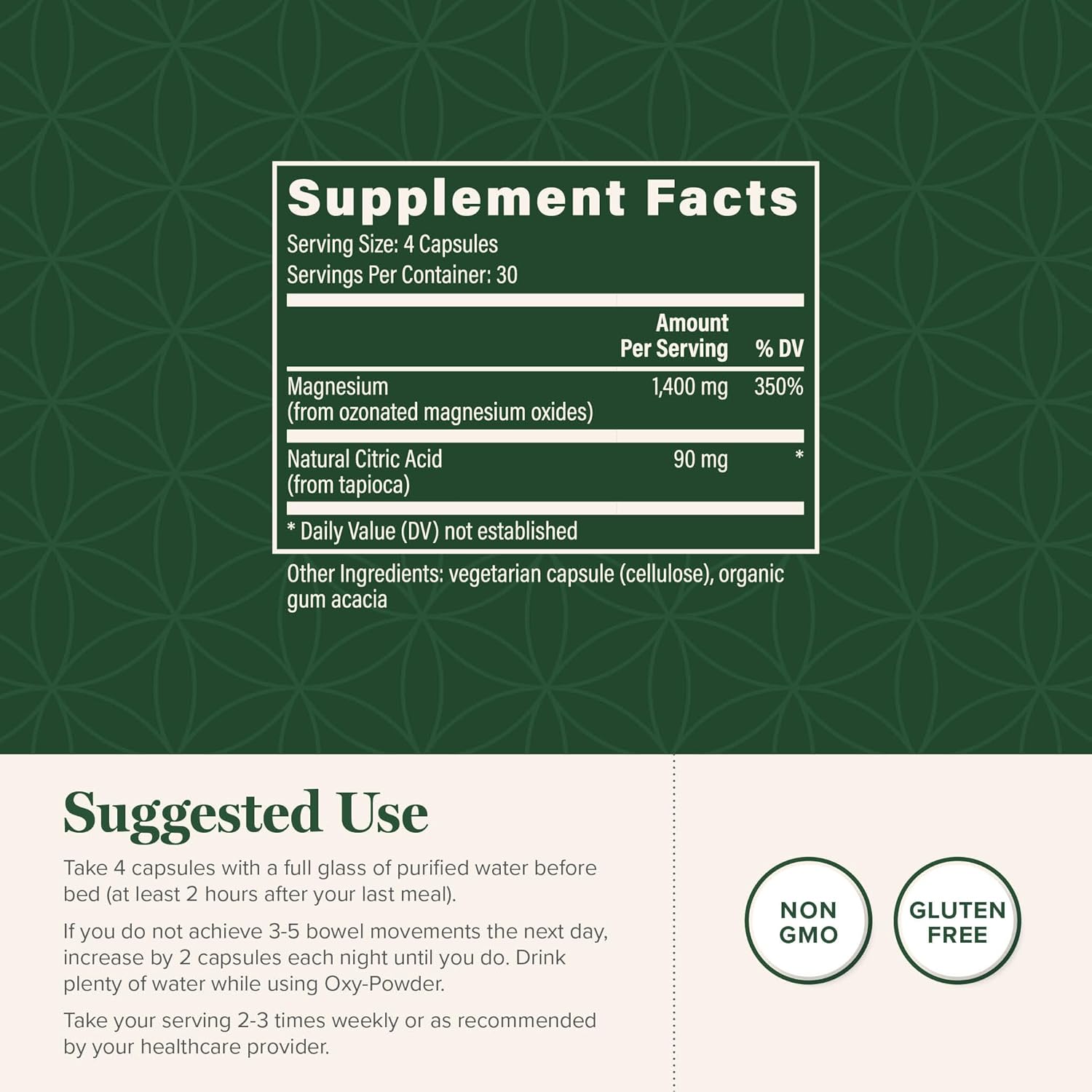 Oxy-Powder Natural Digestive Cleanse