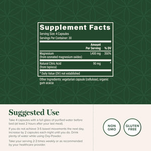 Oxy-Powder Natural Digestive Cleanse