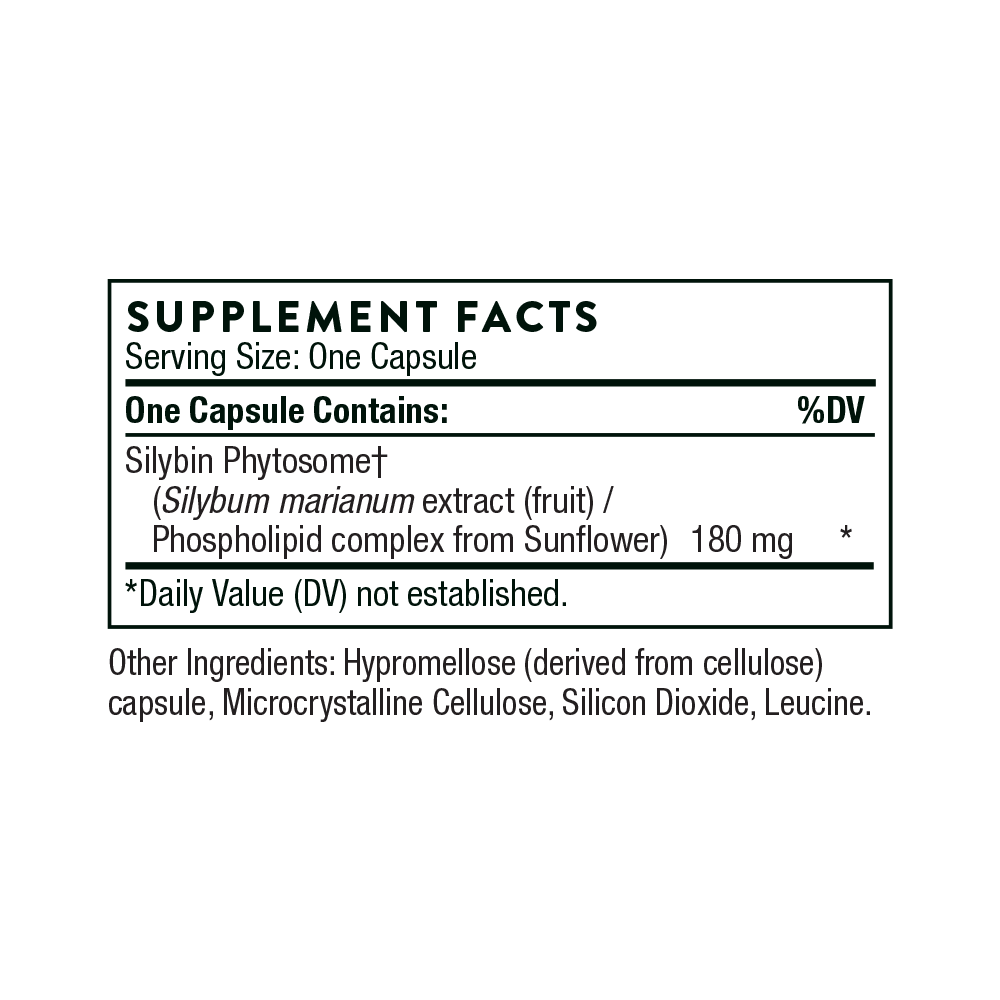 Milk Thistle Phytosome (formerly Siliphos)