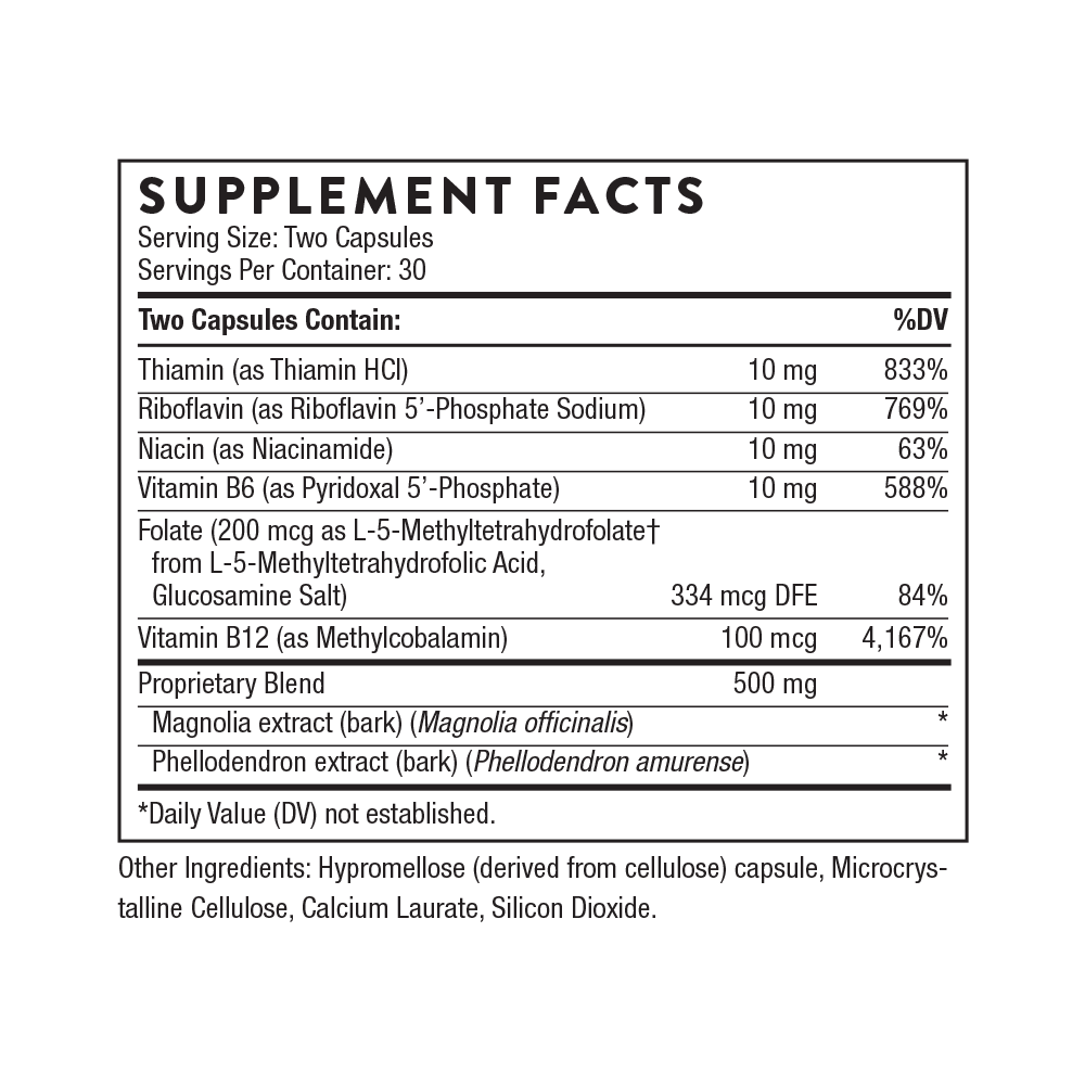 Craving and Stress Support - Thorne - 60 capsules