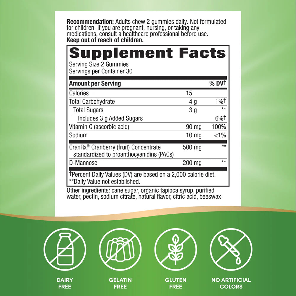 CranRx® Gummies - Nature's Way - 60 gummies