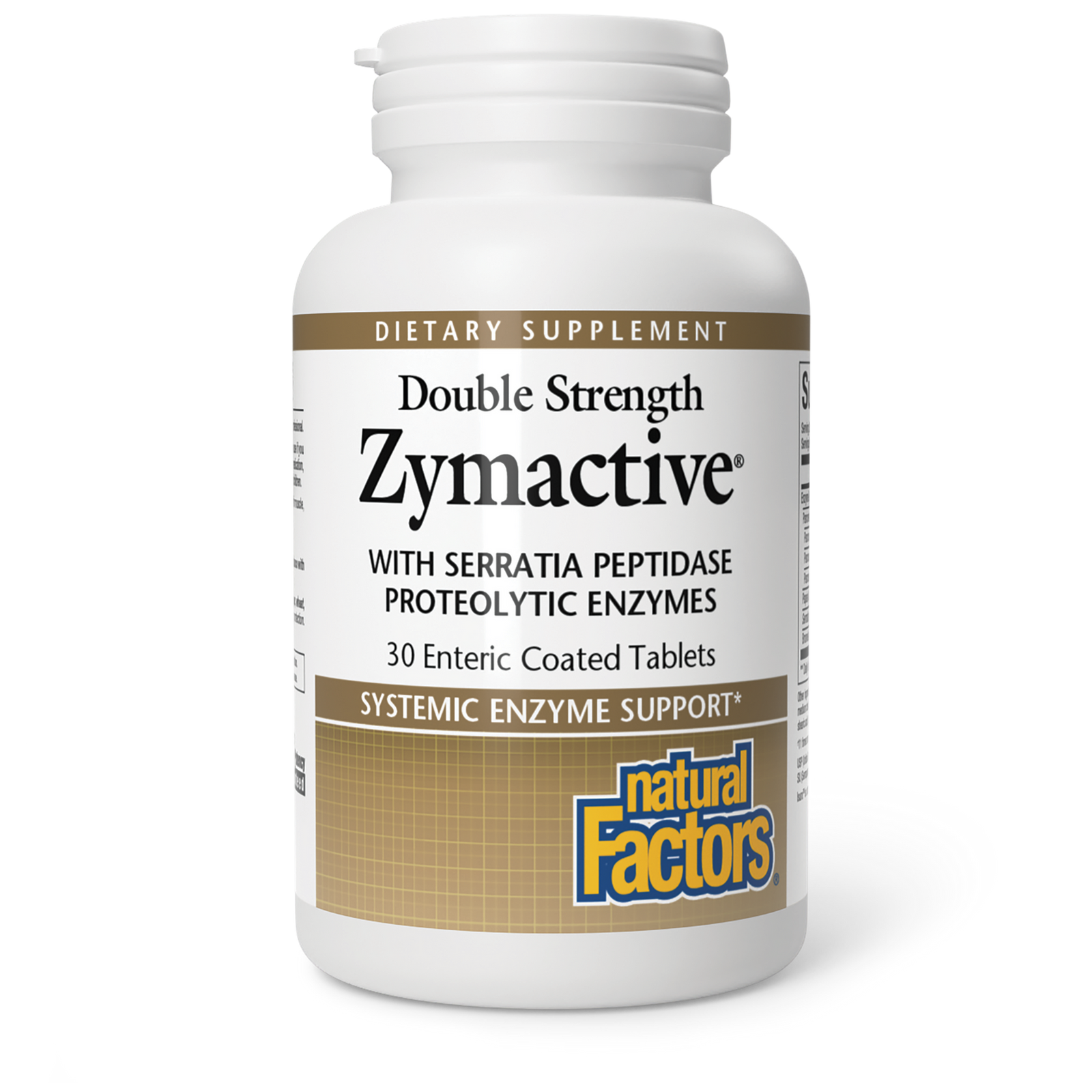 Zymactive® Proteolytic Enzyme Double Strength - Natural Factors