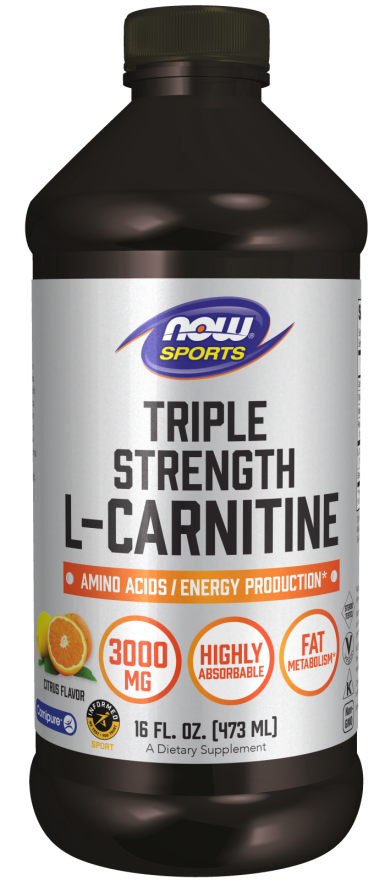 Triple Strength L-Carnitine Liquid - Now Foods - 16 fl oz - Healthquest Vitamins Triple Strength L-Carnitine Liquid - Now Foods - 16 fl oz - Healthquest Vitamins