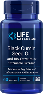 A Bottle of Life Extension Black Cumin Seed Oil with Bio-Curcumin®