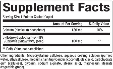 A bottle of Naturals Factors Stress-Relax® 5-HTP 100 mg