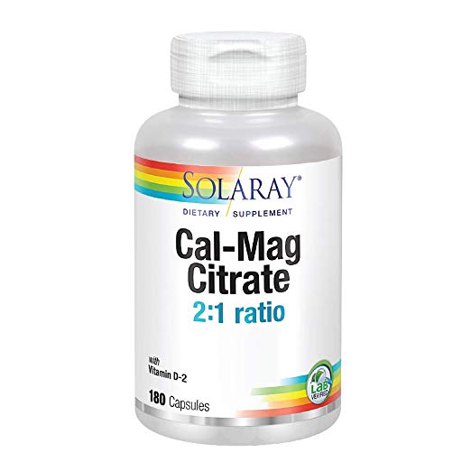 A bottle of Cal-Mag Citrate 2:1 ratio with Vitamin D2