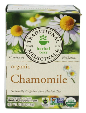 A box of Traditional Medicinals Organic Chamomile Tea