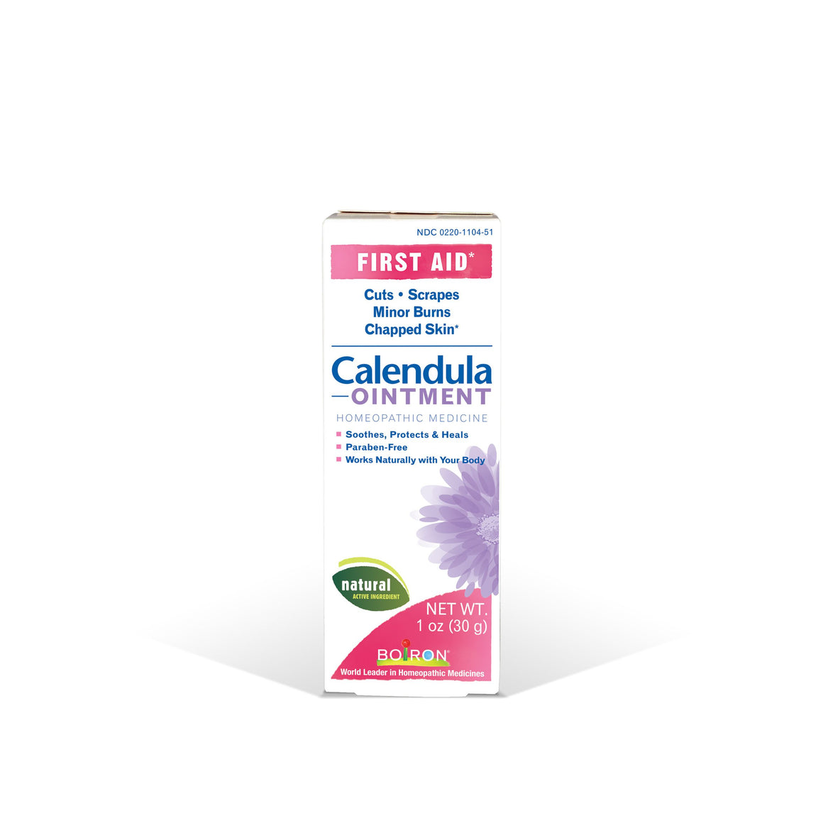A package of Boiron Calendula Ointment