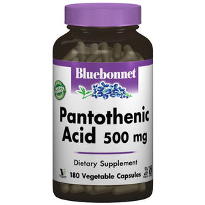 Bottle of Bluebonnet Pantothenic Acid 500 mg