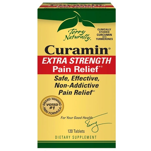 A package of Terry Naturally Curamin® Extra Strength