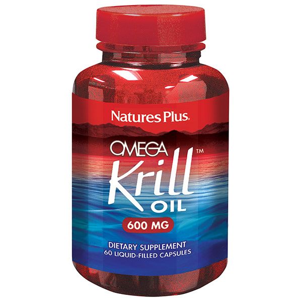 Omega Krill Oil 600mg - Nature's Plus - 60 liquid capsules