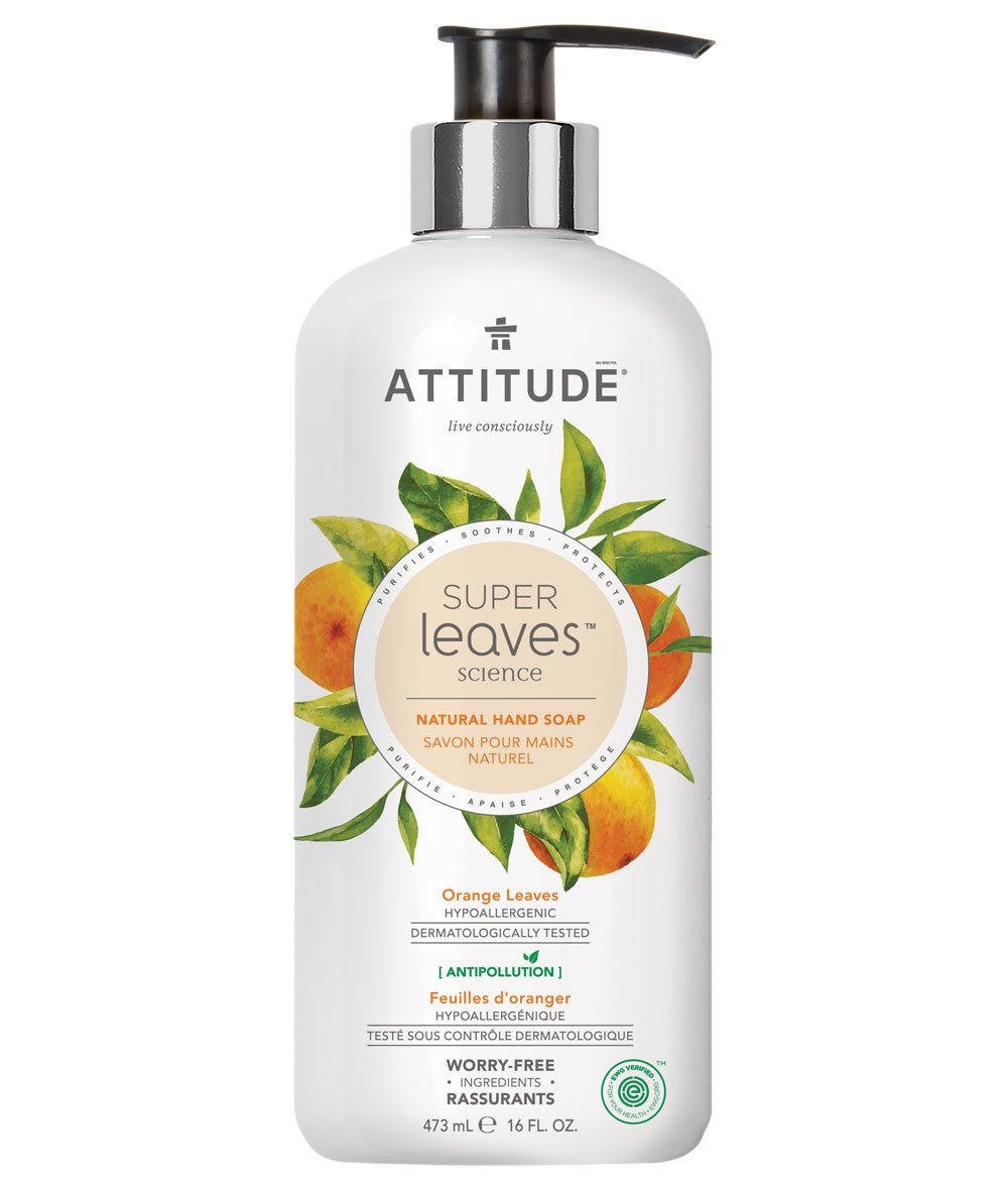 Liquid Hand Soap Orange Leave & Soy Protein - Attitude