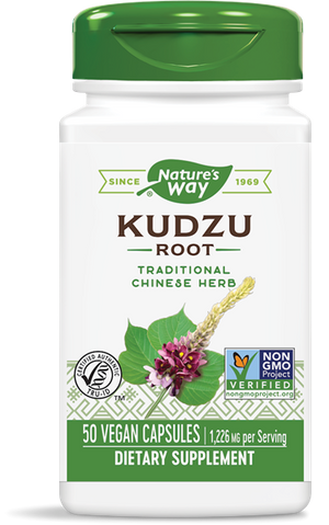 A bottle of Nature's Way Kudzu Root Extract