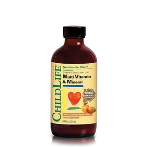 A bottle of ChildLife Multi Vitamin & Mineral