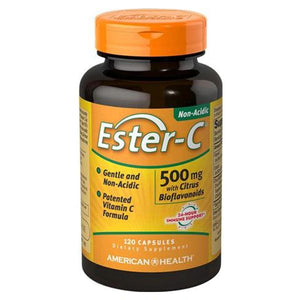 A bottle of American Health Ester-C® 500 mg