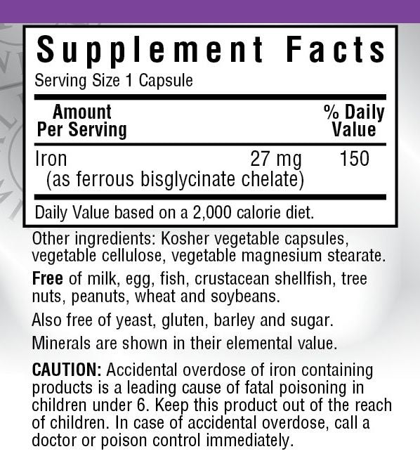 Albion® Extra-Strength Chelated Iron 27 mg