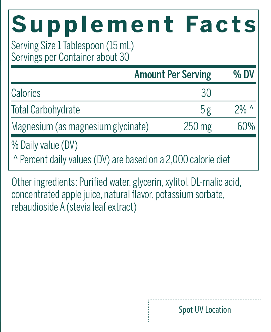 Magnesium Glycinate Liquid - Genestra - 450 ml