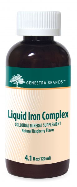 A bottle of Genestra Brands Liquid Iron