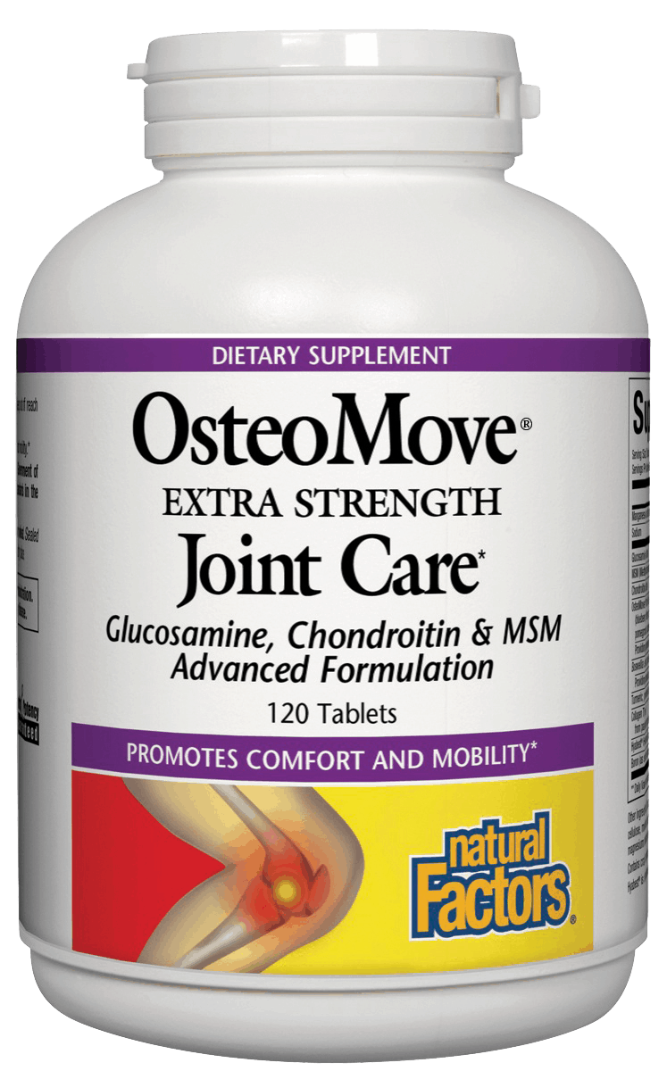 A bottle of Natural Factors OsteoMove® Joint Care Extra Strength