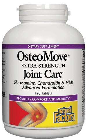 A bottle of Natural Factors OsteoMove® Joint Care Extra Strength