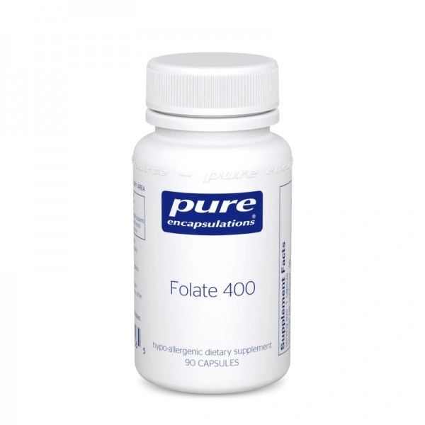 A bottle of Pure Folate 400