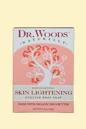 A package of Dr. Woods Bar Soap English Rose