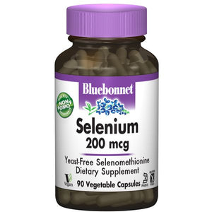 A bottle of Bluebonnet Selenium 200 MCG