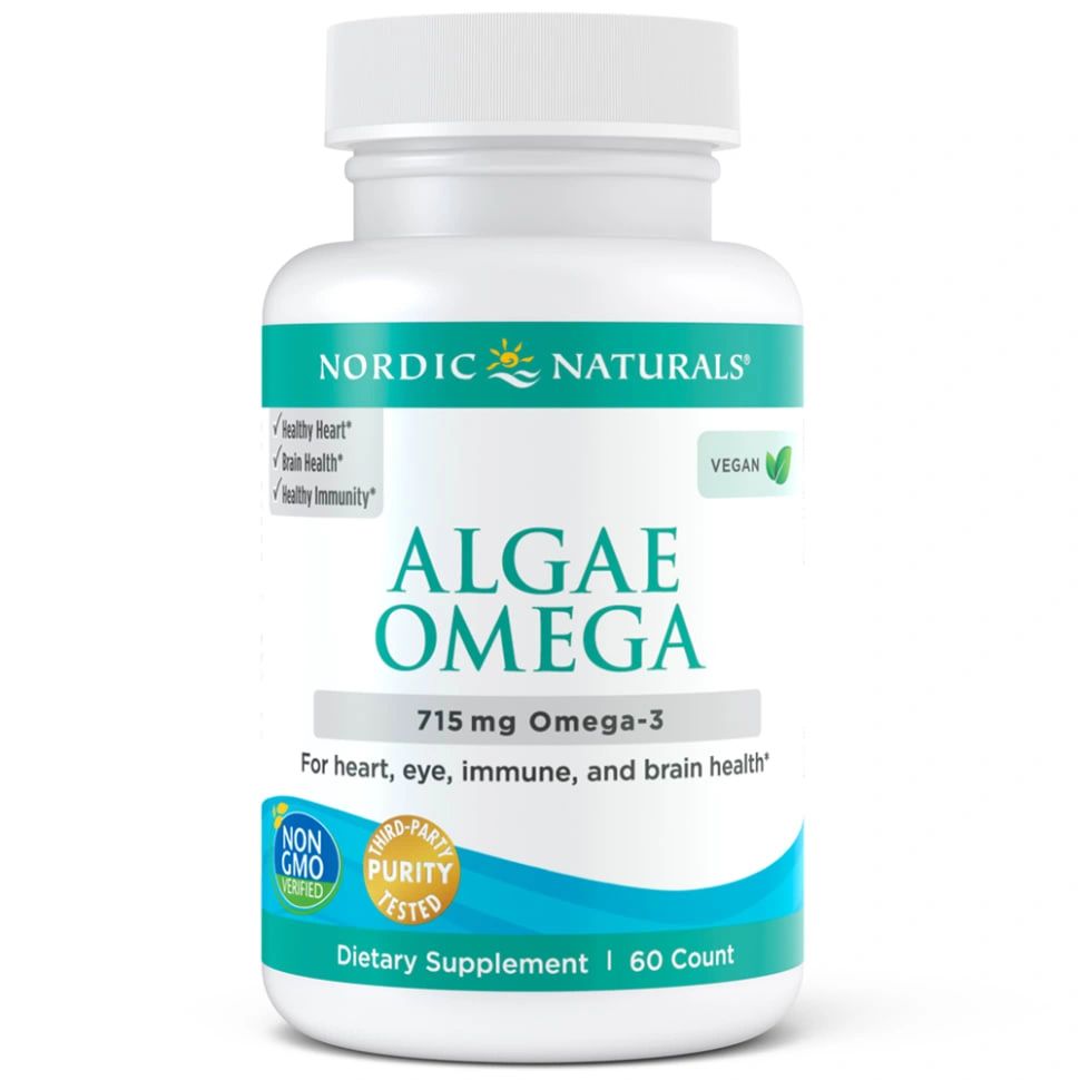 A bottle of Nordic Naturals Algae Omega