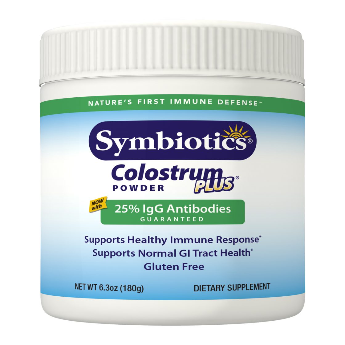 Symbiotics Colostrum Plus Powder – 6.3 oz