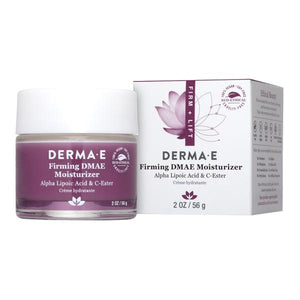 A jar and package for Firming DMAE Moisturizer with Alpha Lipoic & C- Ester