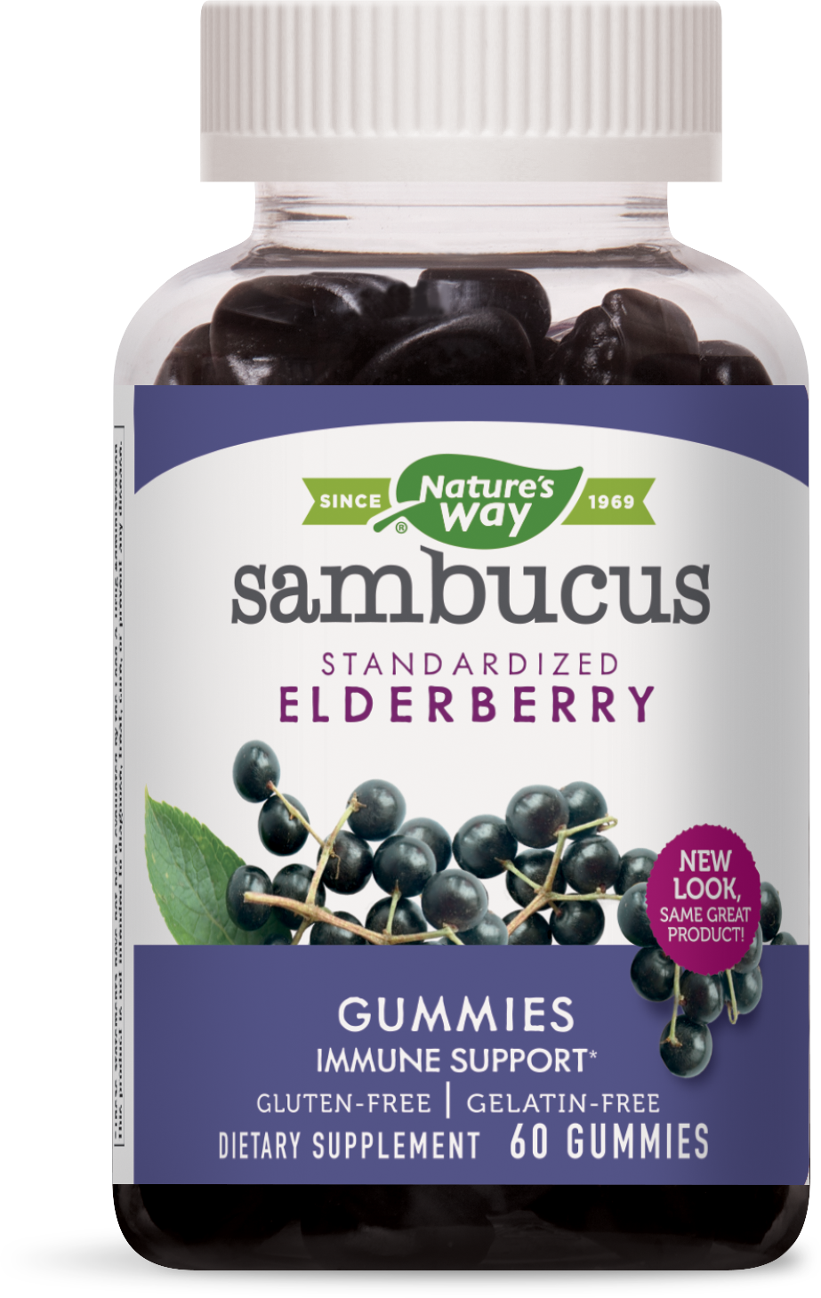 A bottle of Nature's Way Sambucus Gummies