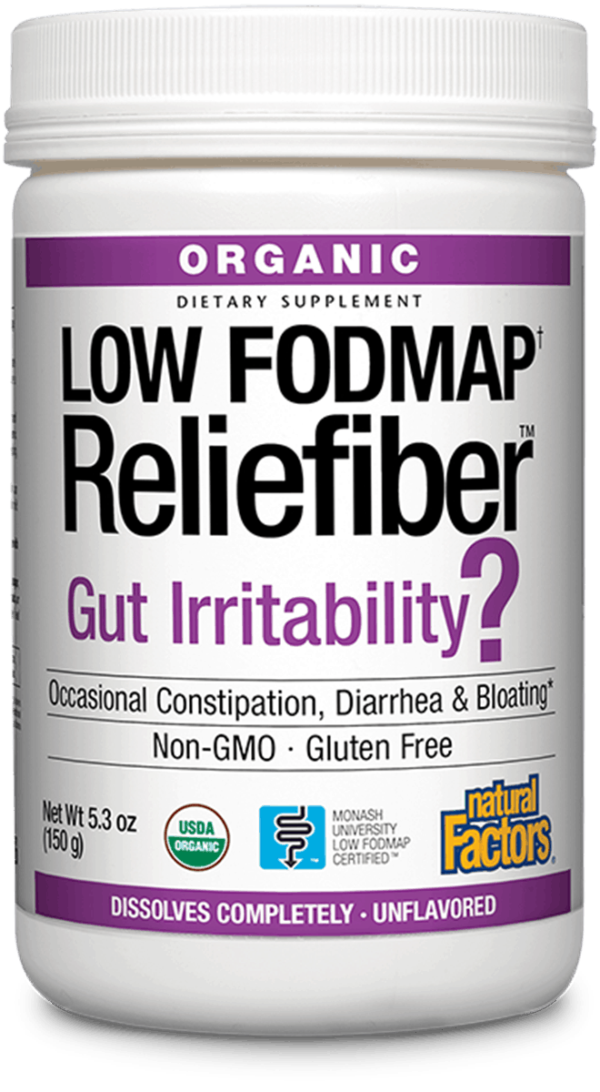Organic Low FODMAP Reliefiber™ Powder Unflavored