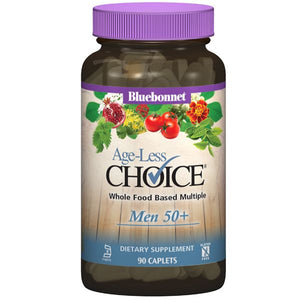 A bottle of pills for Bluebonnet Age-Less Choice® for Men 50+