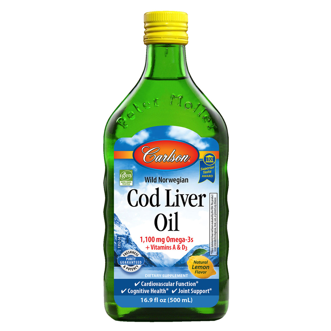 Norwegian Cod Liver Oil Lemon - Carlson