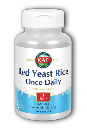 A bottle of KAL Red Yeast Rice Once Daily