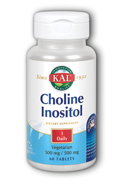 A bottle of KAL Choline Inositol