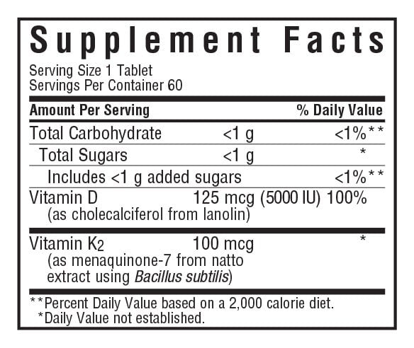 EarthSweet Chewables Vitamin D3 & K2