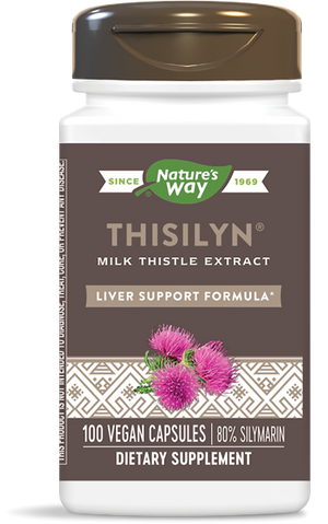 A bottle of Nature's Way Thisilyn® Standardized Milk Thistle Extract